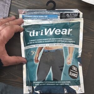 Men's Thermal Pants  Driwear Xlt New Unopened